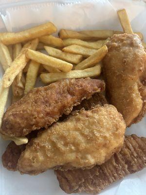 Chicken Fingers and fries