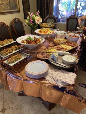 Delicious Mother's Day Brunch spread