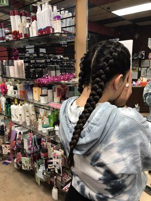 Dutch braids