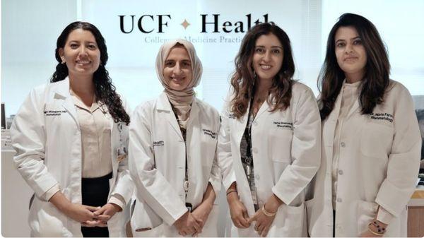 Rheumatologist 
(from left to right)
Dr. Mosquera, Dr. Beg, Dr. Bhanusali & Dr. Farooq