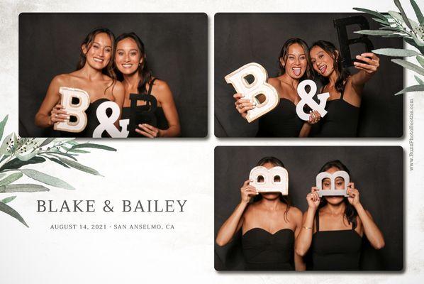 B&B for Blake & Bailey's wedding!