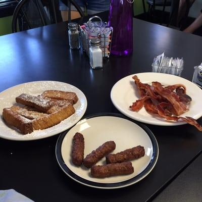 French toast sticks ! Kids loved