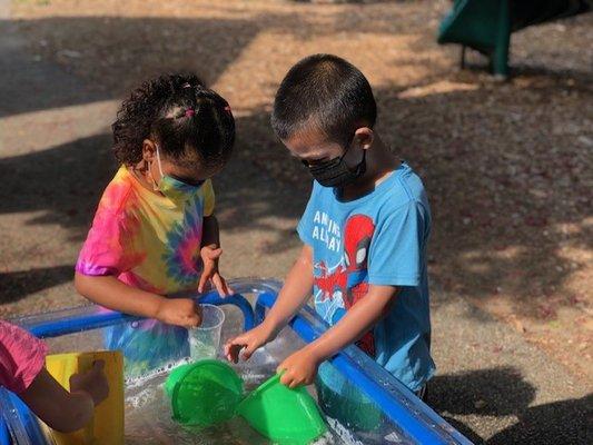 Water play is so much fun!