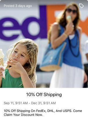 10% Off Discount On Shipping