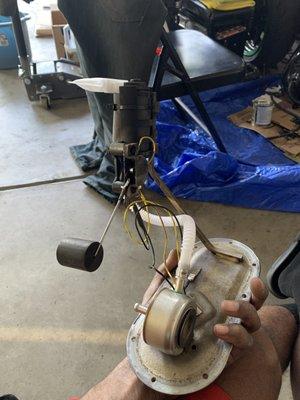 2007 Harley road king custom fuel pump rebuild