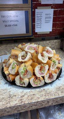 simple hoagie tray!