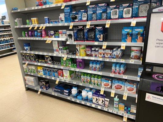 Empty shelfs.