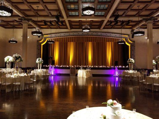 Lighting we did at the Prado ballroom