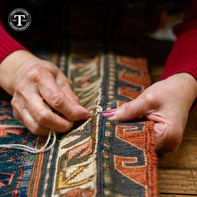 Our skilled craftsmen will mend, renew, and bring your rug back to its original state.