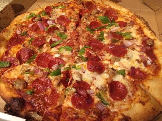 Classic Pepperoni, Green Pepper, and Onions