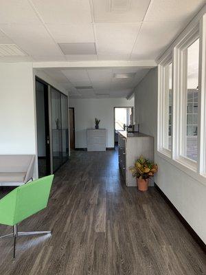 Hallway in the lobby