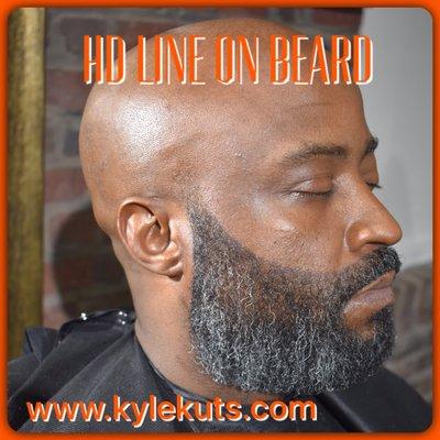 HD line on the beard, keep your grays but detail the line for a sharper look. Book online tarot @www.kylekuts.com