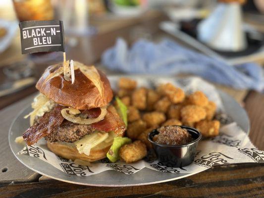 Black and Blue with  Classic Tots