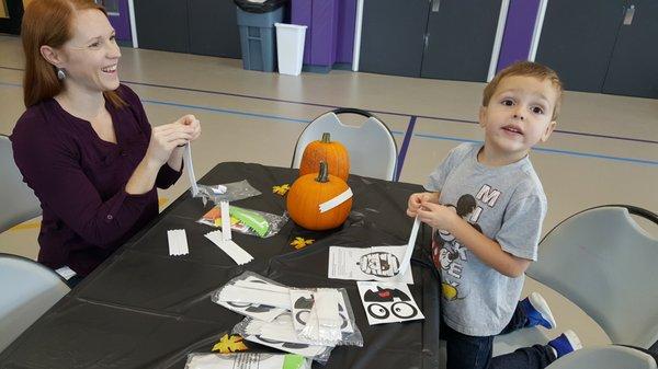 Creating masterpieces at our 2016 Pumpkin Patch