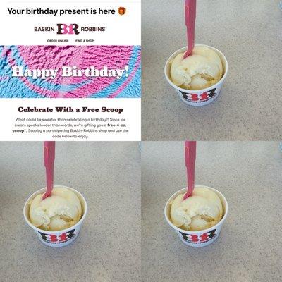 Free birthday treat