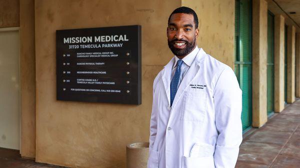 Dr. Vincent is now located on the first floor of the Mission Medical Building on 79 South