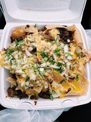 Super nachos (Al Pastor)