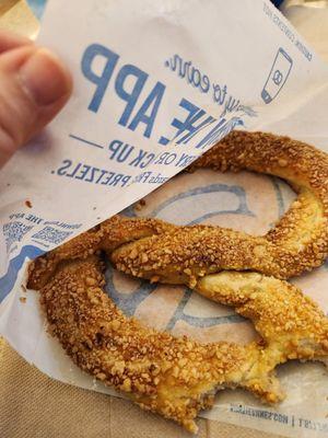 Sweet Almond Pretzel.