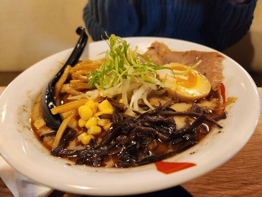 Black garlic ramen