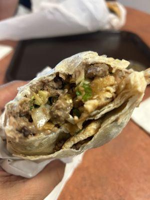 Flavor's are out of this world ordered the carne asada Burrito add grilled chicken and wow I recommend it