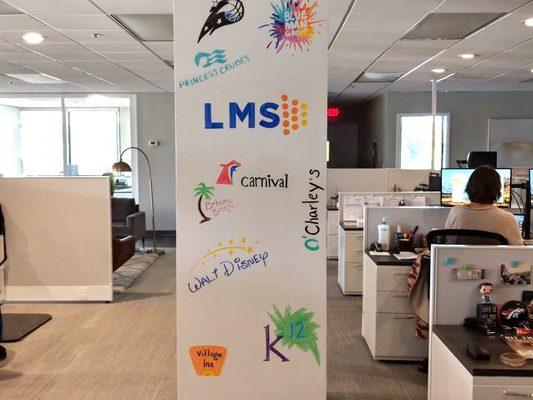 LMS partners dry wall art