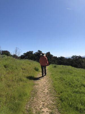 The loop trail is pretty short, but they're lots of hills to climb!