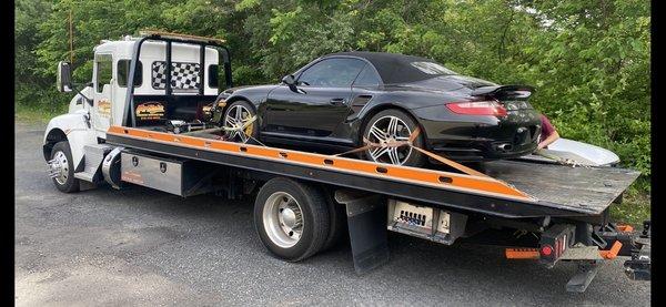 Porsche delivery