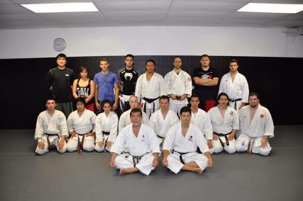 #MachidaKarate Class with the master!! The Yoda of Karate, Yoshizo Machida!! OSS!!