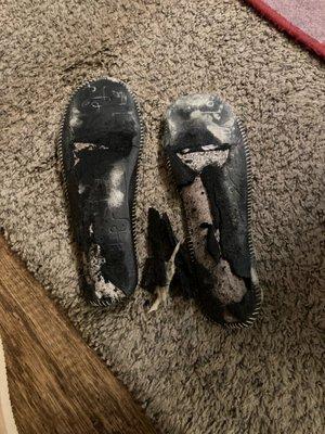 my sheepskin insoles when I got them back