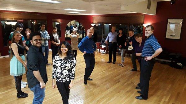 Join us Thursday and Friday nights at 9:00 pm for a complimentary group lesson and social dancing!