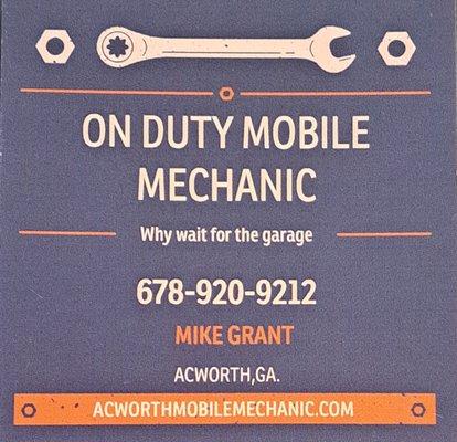 On Duty Mobile Mechanic