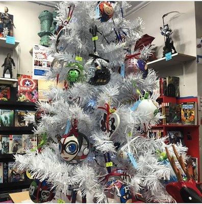 Custom Tree and Holiday Decor to display your inner Comic Fan and Pop Culture nerd... Only shop in NYC to have them!