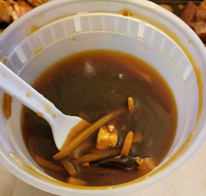 Hot and Sour Soup, Veggie,  Small size, not full