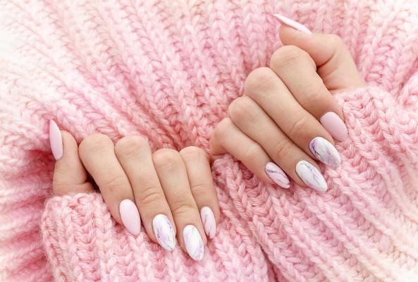 Pink Petals Mani Pedi