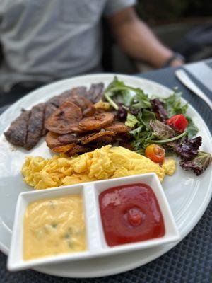 Steak and Steak & Eggs