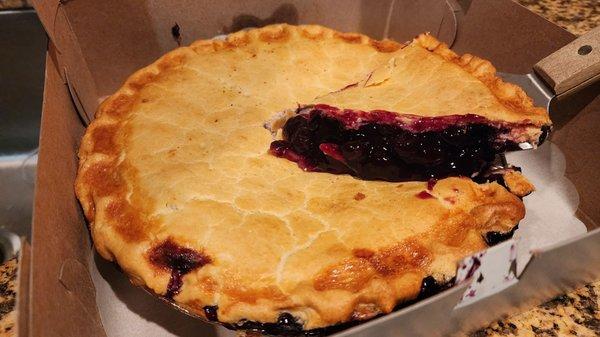 Blueberry pie