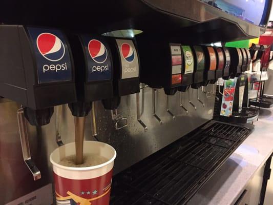 Fountain sodas.