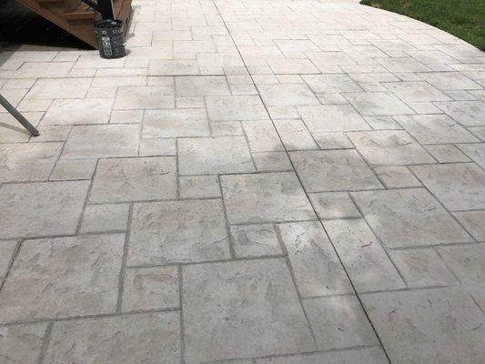 Stamped Concrete Patio