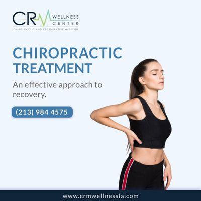 Are you in pain? We help to cure the pain. Visit CRM wellness Center and get chiropractic treatment.