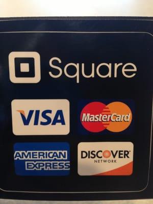 All Major credit cards accepted