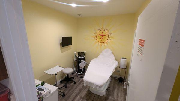 The Los Feliz Med Spa, founded by Dr. Michele Ware, features four treatment rooms, lobby, front desk and consultation room.