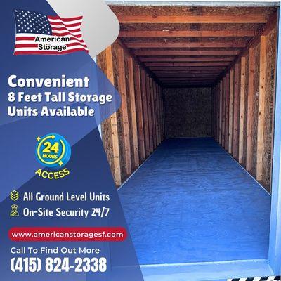 Secure Ground Level Storage Solutions