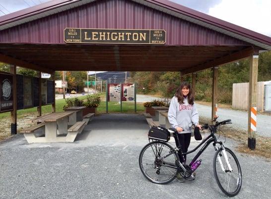 New Trek from FC bikes! On the D and L rail trail, Lehighton, PA.