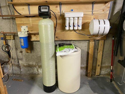 Water Softener and Reverse Osmosis System