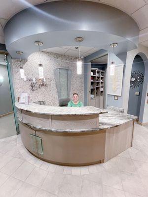 Front desk at Grande Med Spa