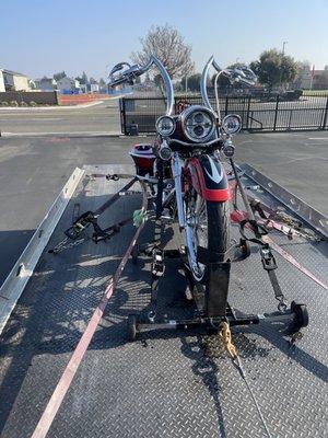 Motorcycle tow