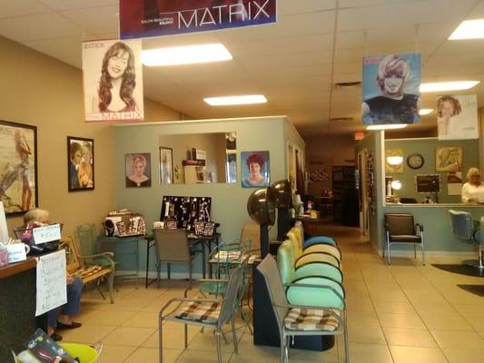 Inside salon