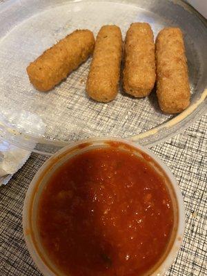 Mozzarella sticks on point!