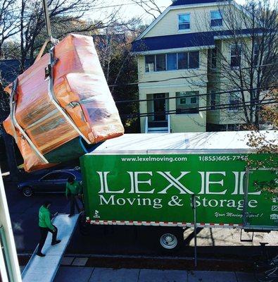 We make your pianos fly! :)  Call professional Boston piano movers at 855-605-7755