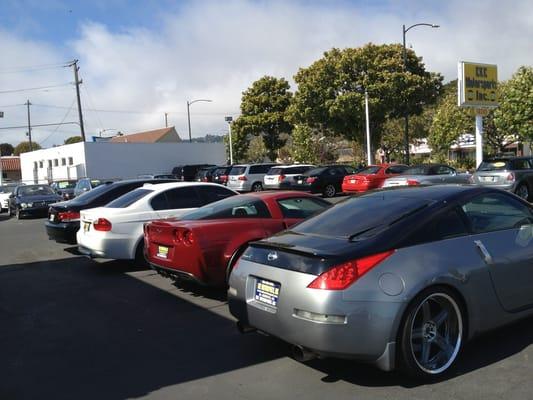 Nissan Z Fairlady, Corvette Z06, and bimmers. Taken 8/2013